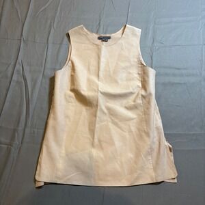 Vince Women's Sleeveless Sheath Light Peach Dress Shirt Size 2t